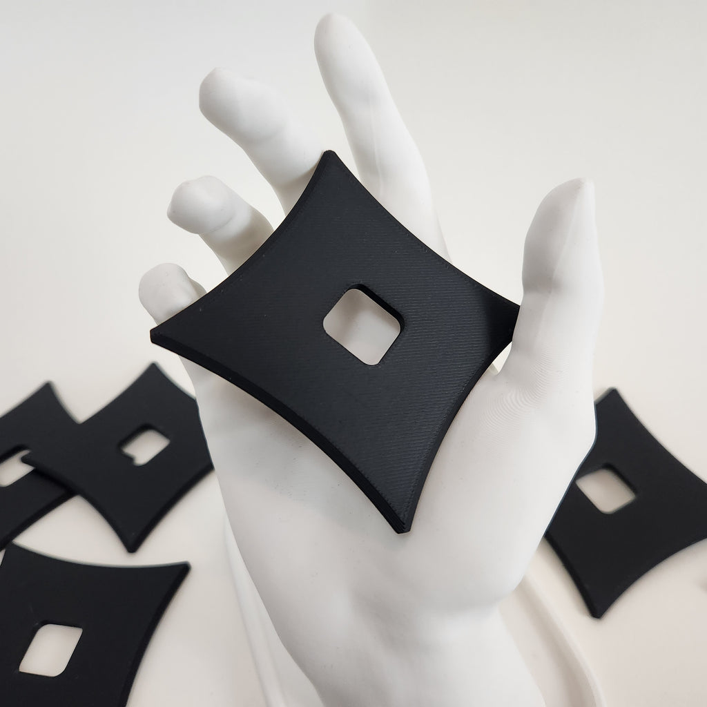 Plastic Senban Shuriken (set of 9)