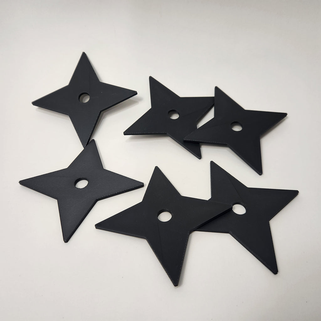 Plastic Jumonji Shuriken (set of 6)